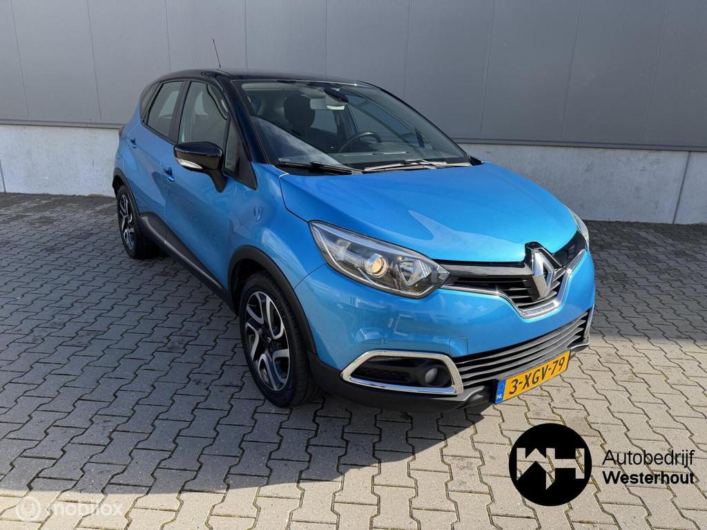 Renault Captur 0.9 TCe Dynamique|P.SENSOREN|NAVI|NAP, Voorwielaandrijving, Gebruikt, Blauw, 49 €/maand