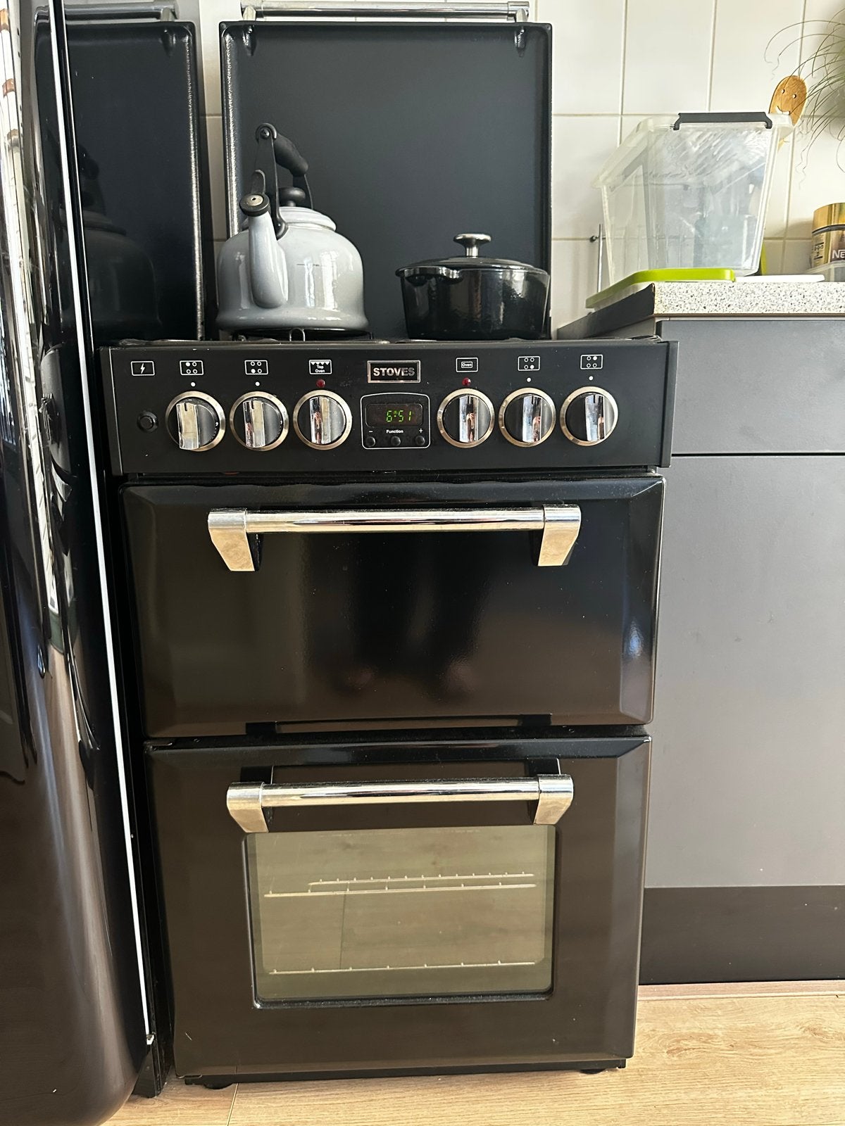 Stoves gasfornuis met oven, Witgoed en Apparatuur, Fornuizen, Ophalen, Gebruikt, 60 cm of meer, Grill