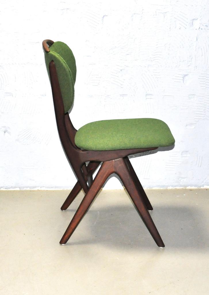 Vintage teakhouten stoel, Huis en Inrichting, Stoelen, Ophalen, Gebruikt, Overige kleuren, Vintage