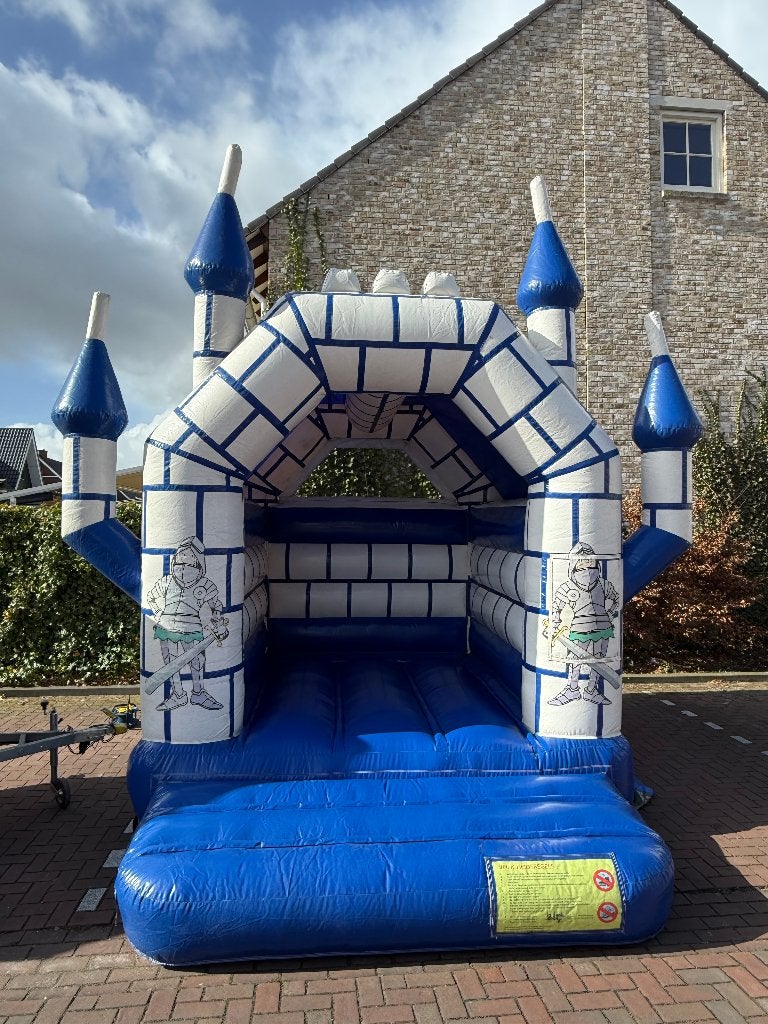 springkussen luchtkussen kasteel ridders te huur, Ophalen, Zo goed als nieuw, Overige