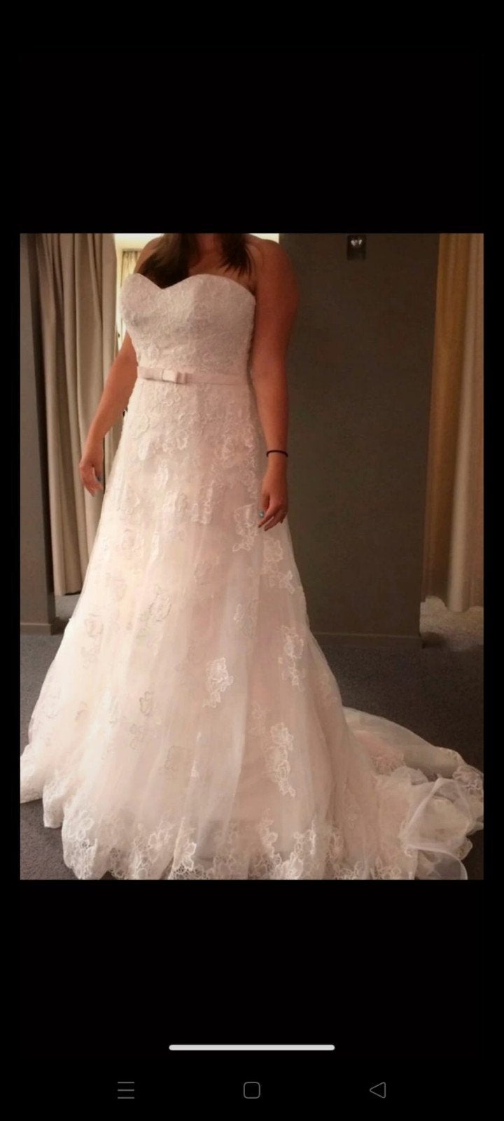 Maggie sottero trouwjurk maat 40, Ophalen, Zo goed als nieuw, Wit, Trouwjurk