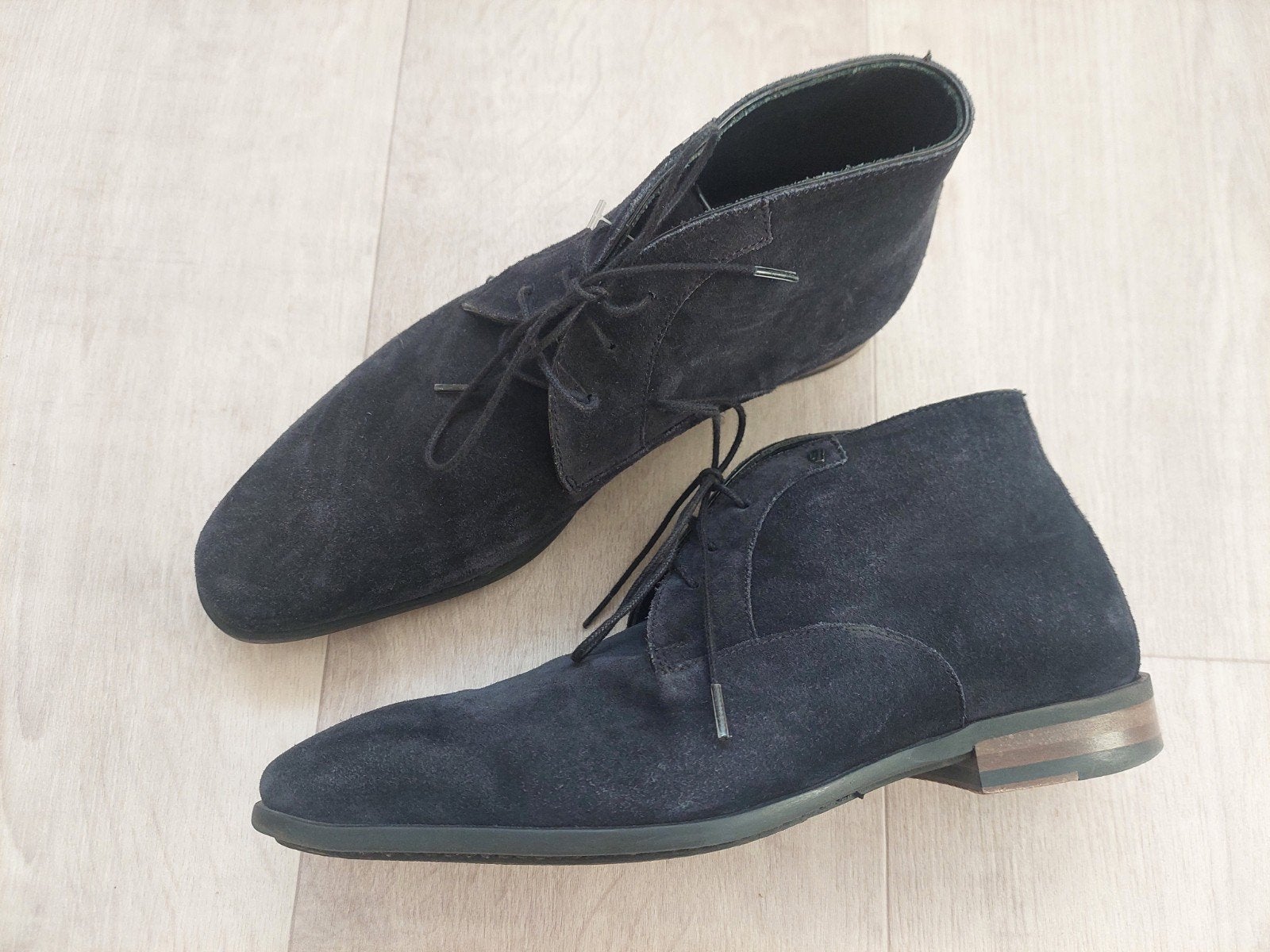 Van Bommel suède veterschoenen zwart maat 38 schoenen net, Zwart, Ophalen of Verzenden, Zo goed als nieuw, Van Bommel