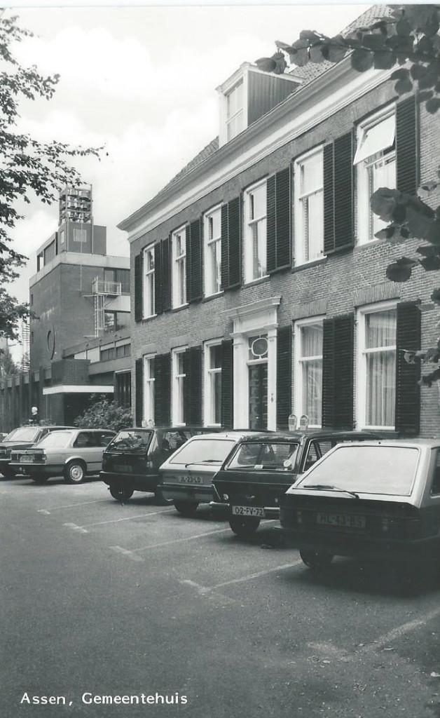Ansichtkaart ASSEN   Gemeentehuis, Verzenden, Ongelopen, Drenthe