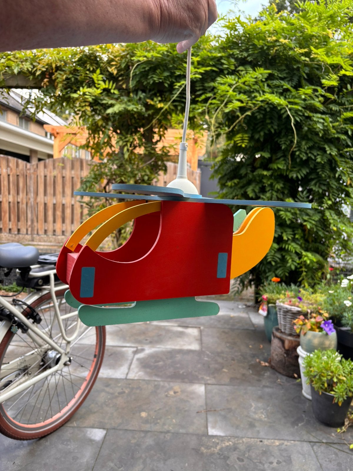 Helikopter lamp kinderkamer, Ophalen, Zo goed als nieuw