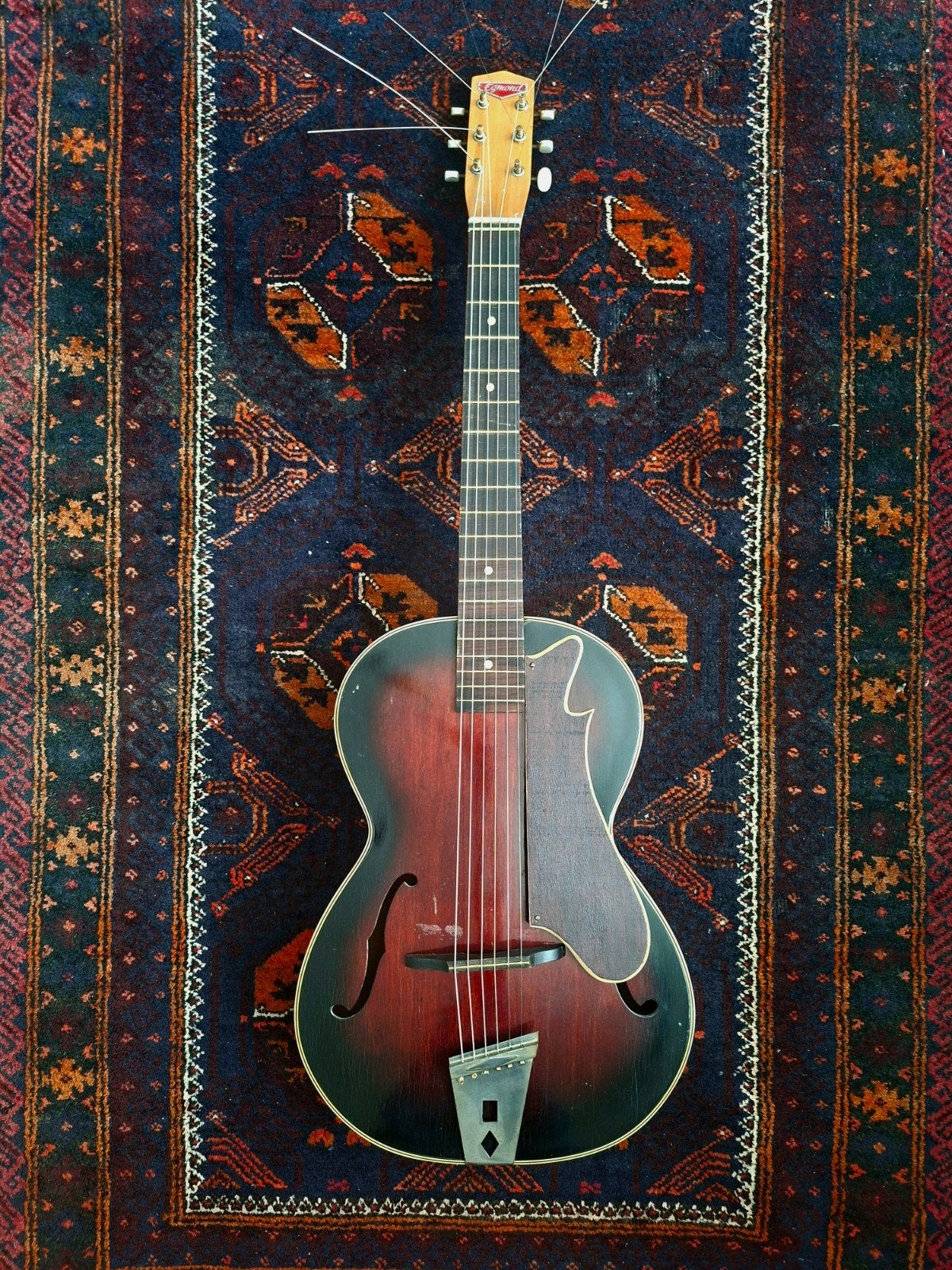 Egmond vintage archtop, Ophalen of Verzenden, Gebruikt, Solid body, Overige merken