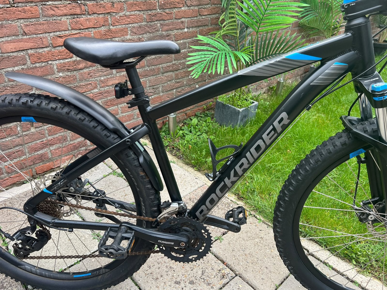 Jongensfiets Rockrider ST 520 Mountainbiker 27,5 inch (S), Versnellingen, Zo goed als nieuw, Schijfrem, Ophalen