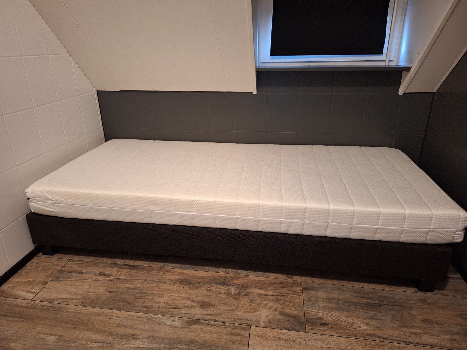 ZGAN Boxspring 90x200 cm type Box Lowen, Ophalen, 90 cm, Eenpersoons, Meerkleurig
