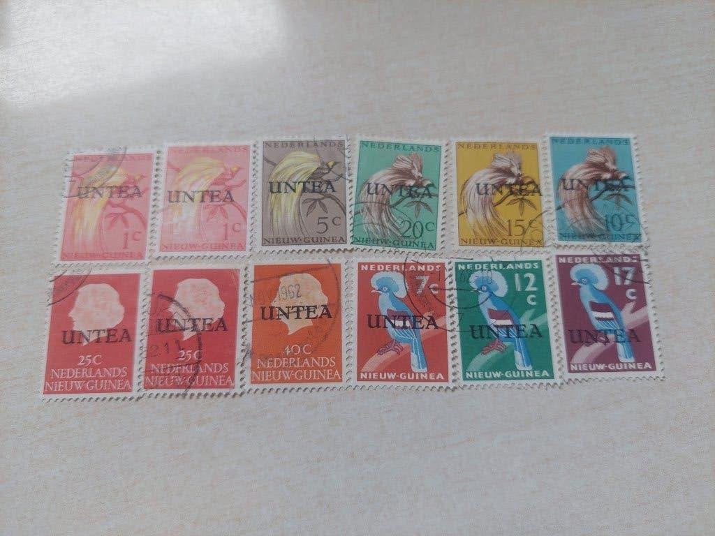 Sas 12x Untea gestempeld zie scan, Ophalen of Verzenden, Gestempeld