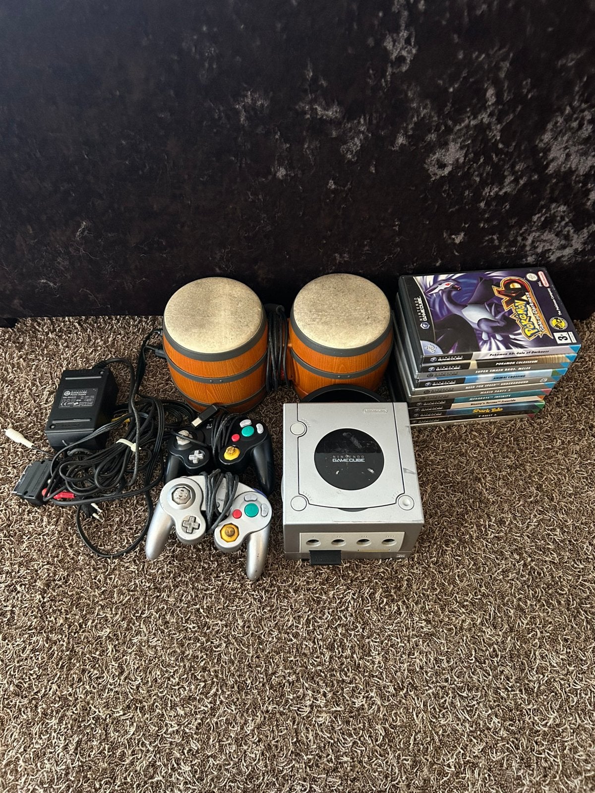 Nintendo game cube alles erbij met spellen 2 controllers, Ophalen, Zo goed als nieuw, Met 2 controllers