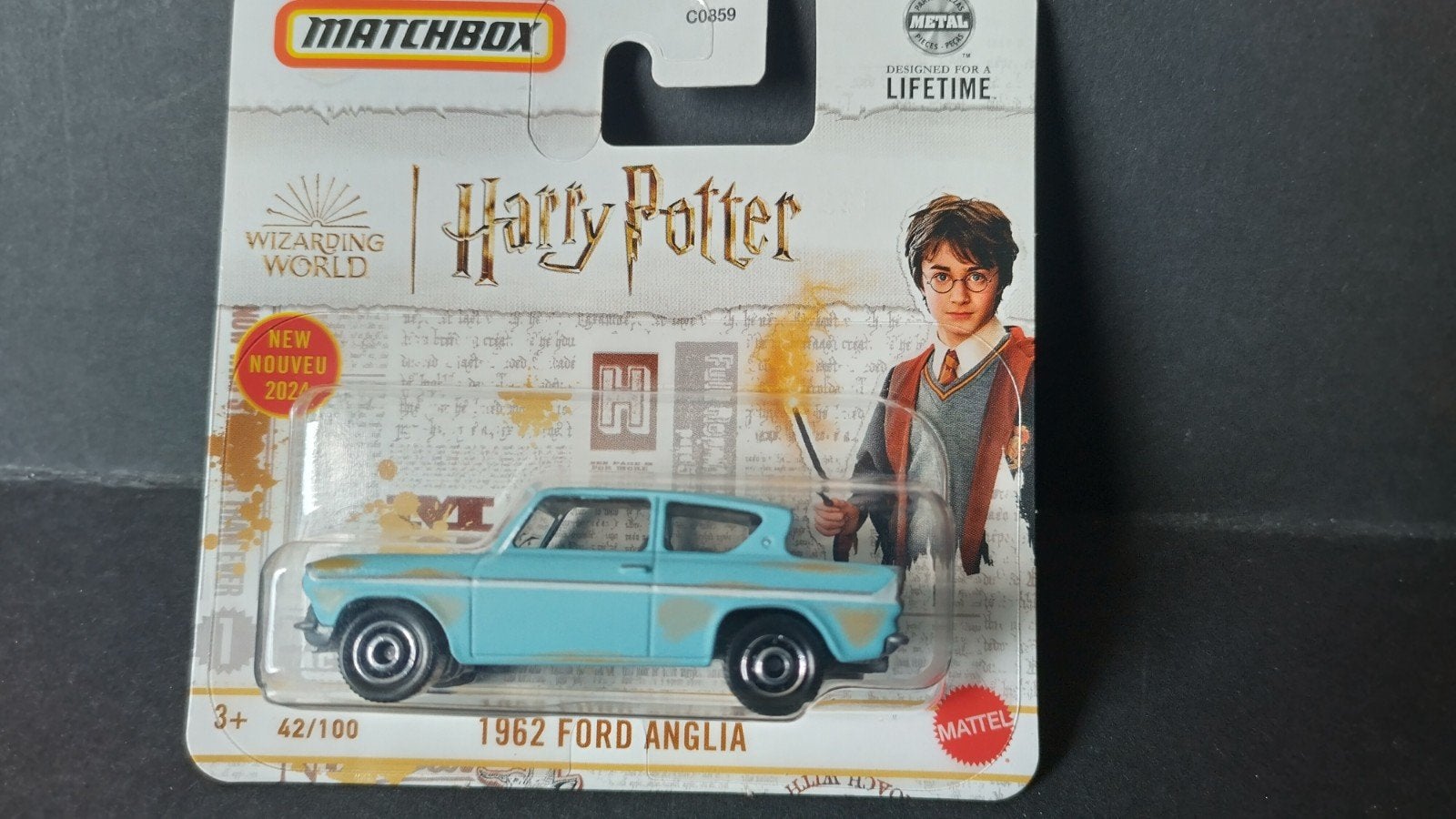 Ford Anglia Harry Potter 1:64 3inch Matchbox Pol, Auto, Verzenden, ., Nieuw