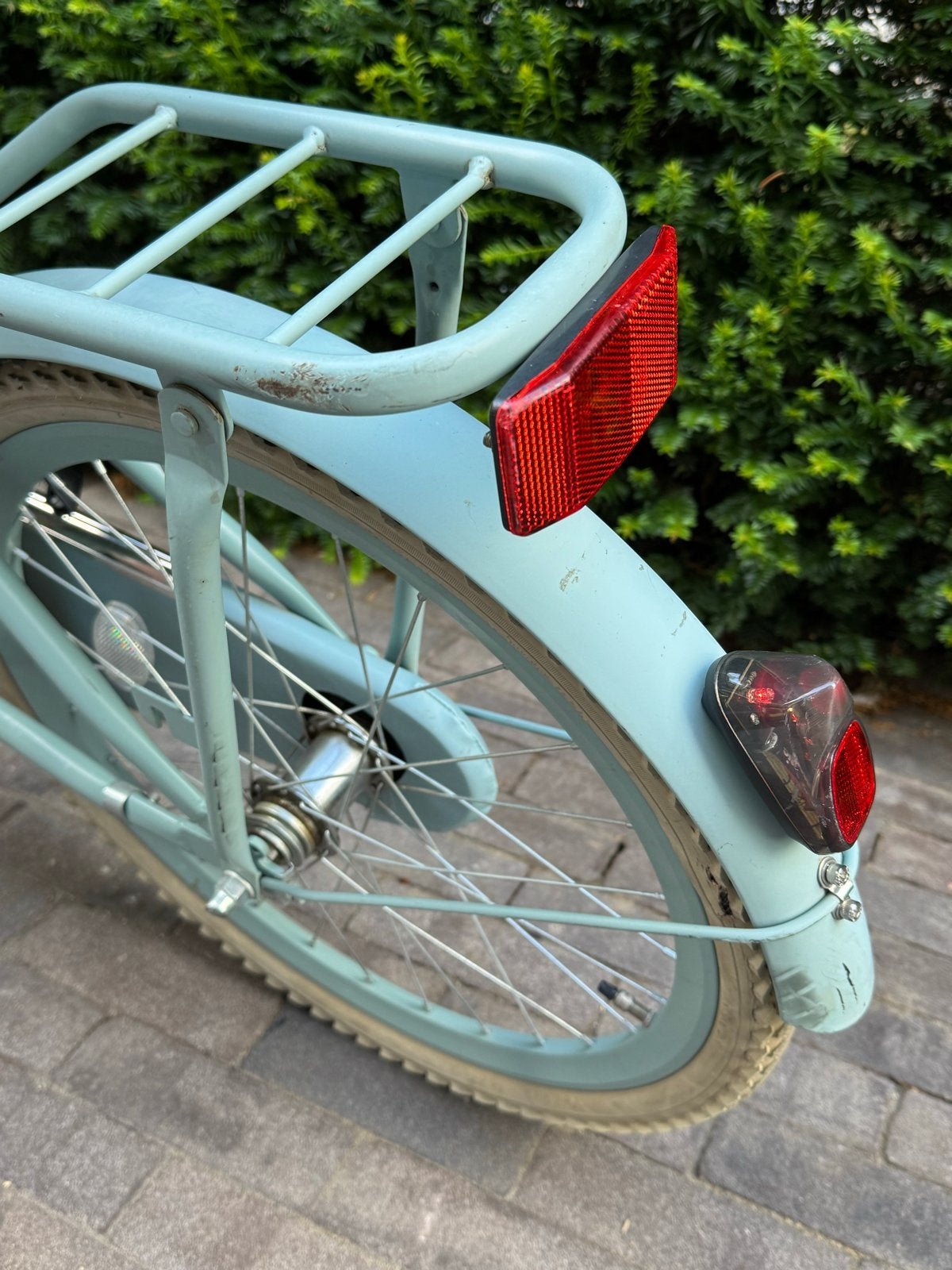 22 inch meisjesfiets - mintgroen spirit, Ophalen, Terugtraprem, 24 inch, Handrem