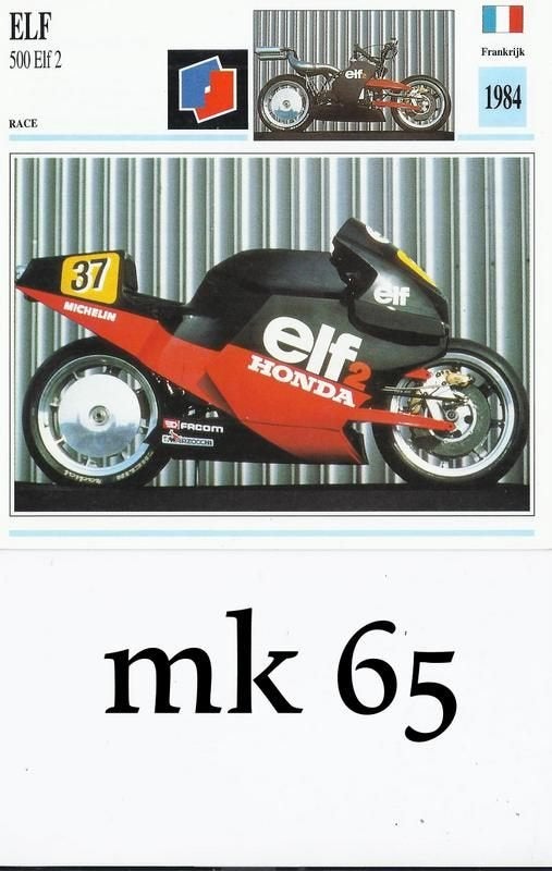 Mk65 Motorkaart elf 500 elf 2, Ophalen of Verzenden, Zo goed als nieuw, Auto's