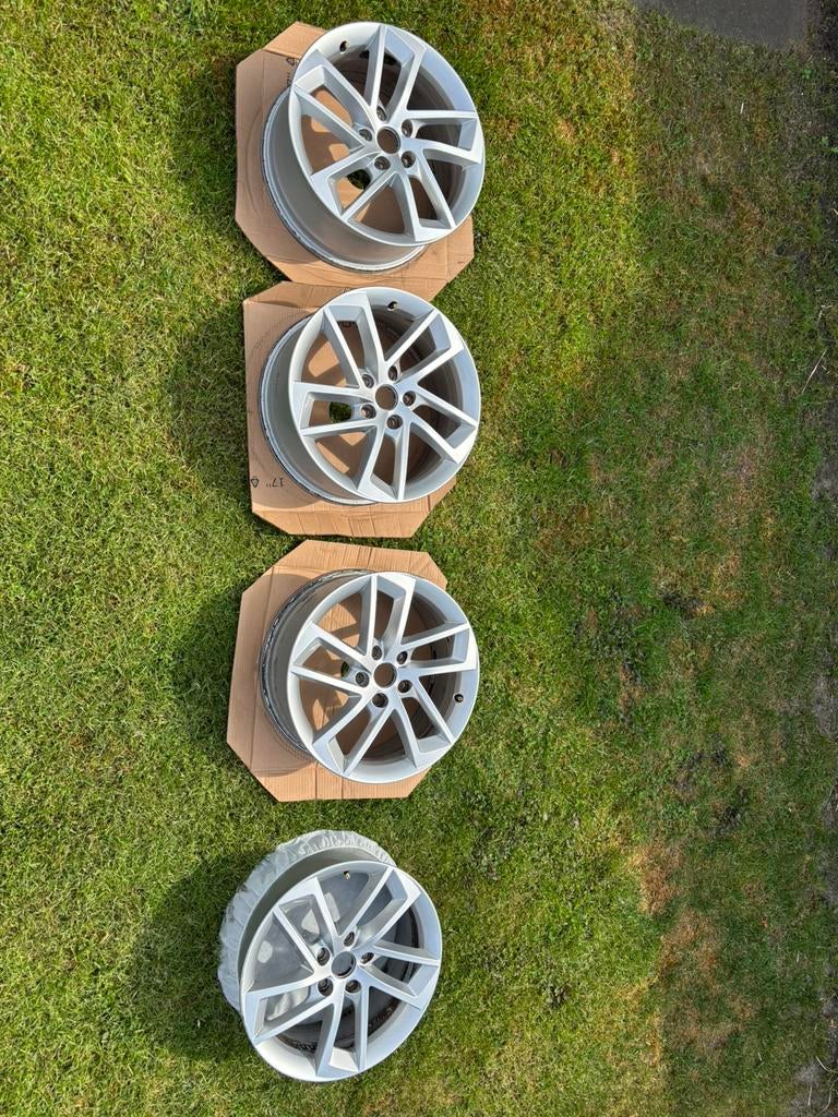 Velgen 5x112 17 inch Volkswagen, Seat, Audi, Skoda (VAG), Ophalen, Velg(en), 17 inch, Zomerbanden
