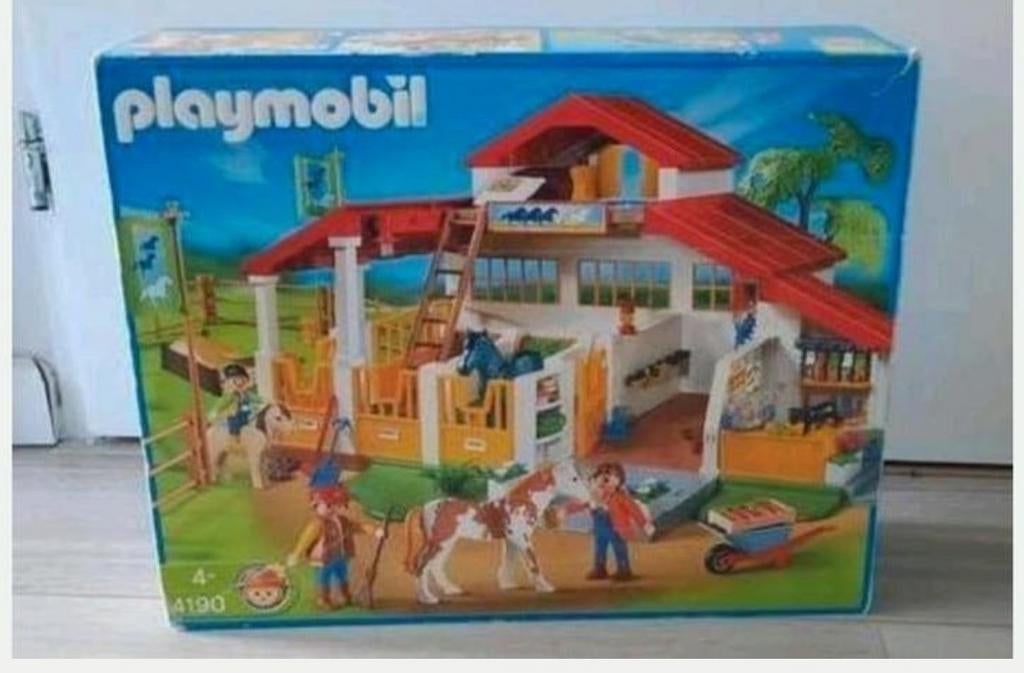 Playmobil 4190 manege, Ophalen of Verzenden, Zo goed als nieuw