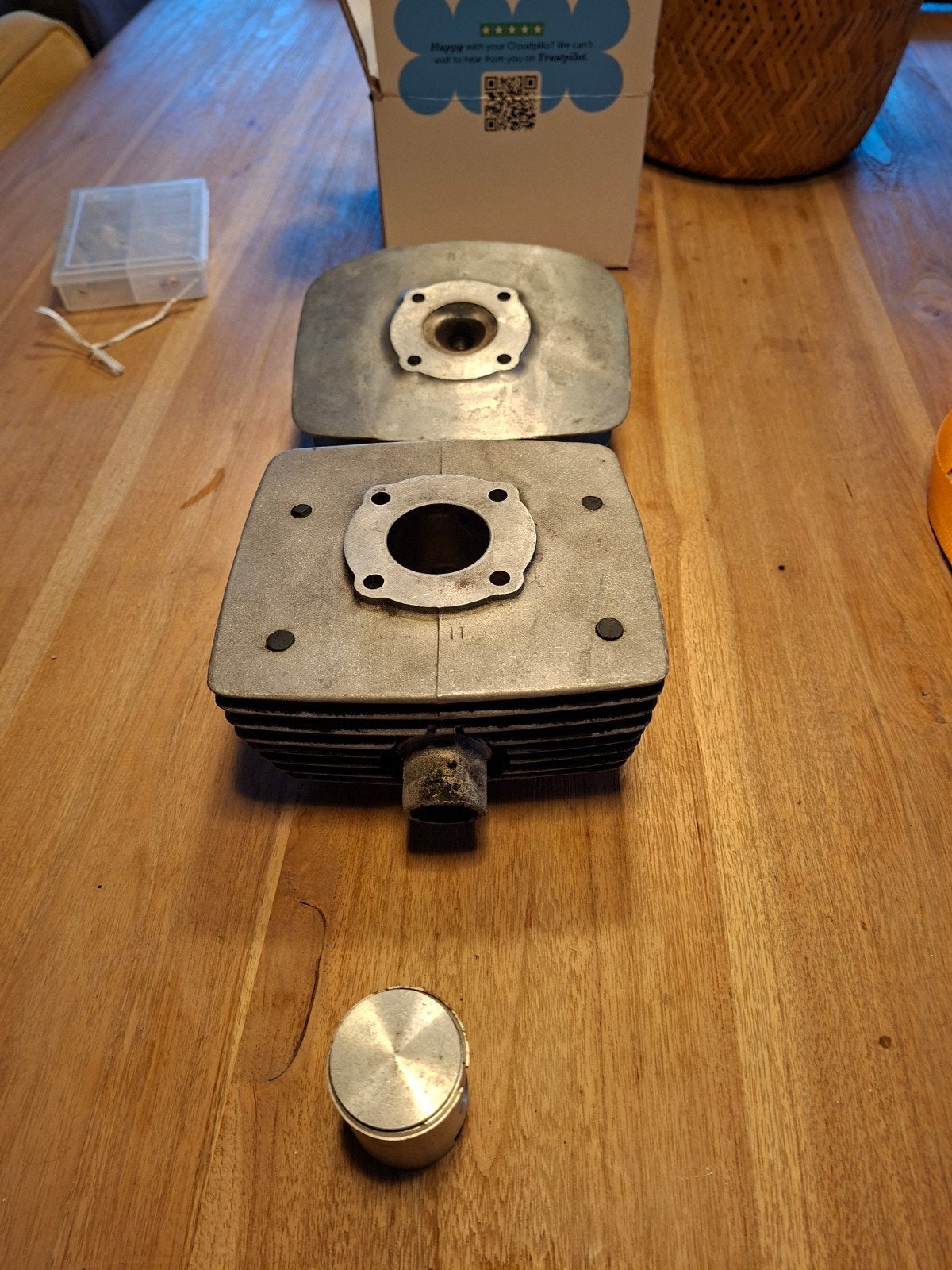 Zundapp minitherm H snelle 50cc plus zuiger en kop, Fietsen en Brommers, Brommeronderdelen | Zundapp, Ophalen of Verzenden, Gebruikt