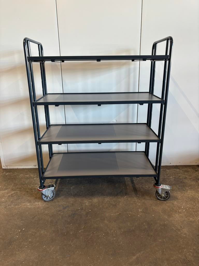 Fetra 1384/7016 etagewagen / eurobakkenwagen / magazijnkar, Doe-het-zelf en Verbouw, Transportwagens, Ophalen, Gebruikt, Transportkar