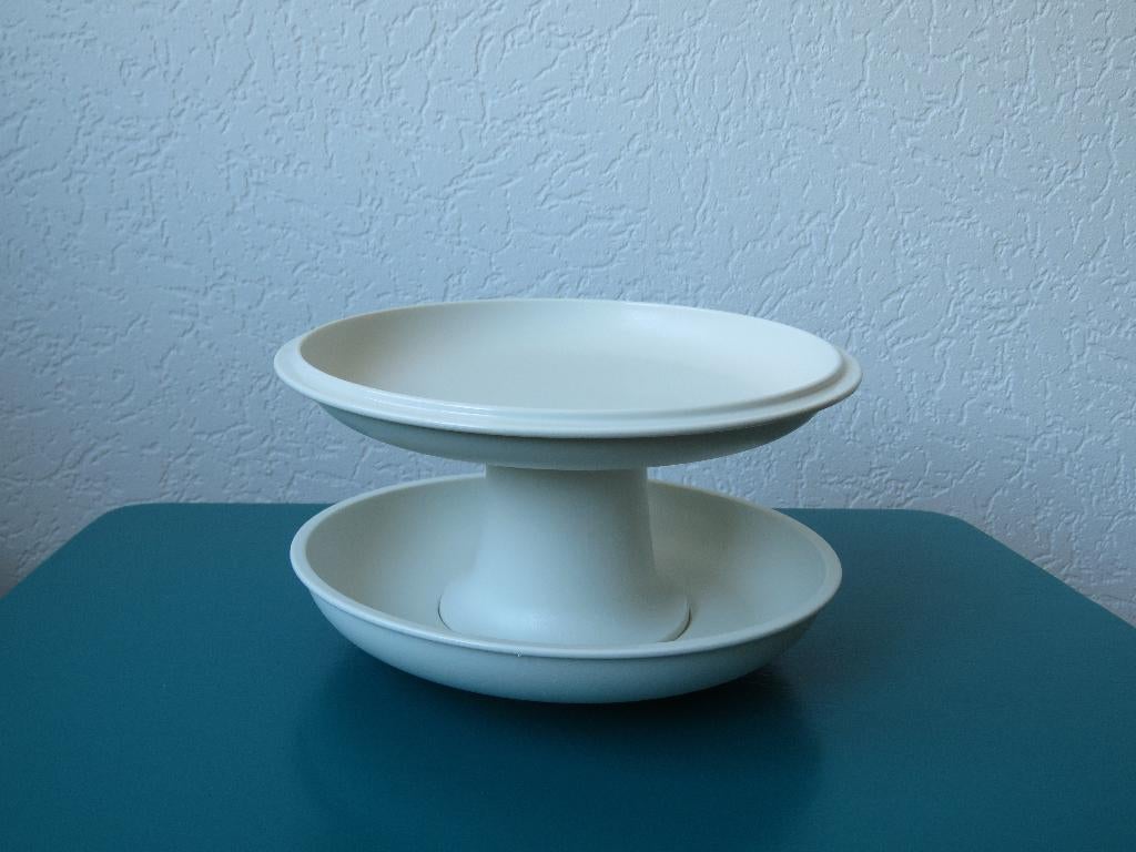 Tupperware Serveer Plateau / schaal, Ophalen, Zo goed als nieuw, Crème, Schaal