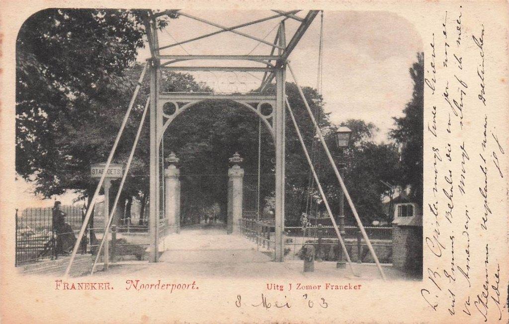 703-398-025 Franeker Noorderpoort, Verzenden, Voor 1920, Friesland