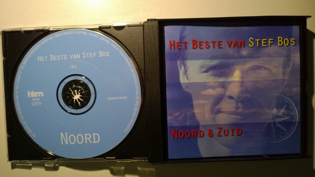 Stef Bos - Noord & Zuid Het Beste Van Stef Bos, Ophalen of Verzenden, Zo goed als nieuw, Pop, Album