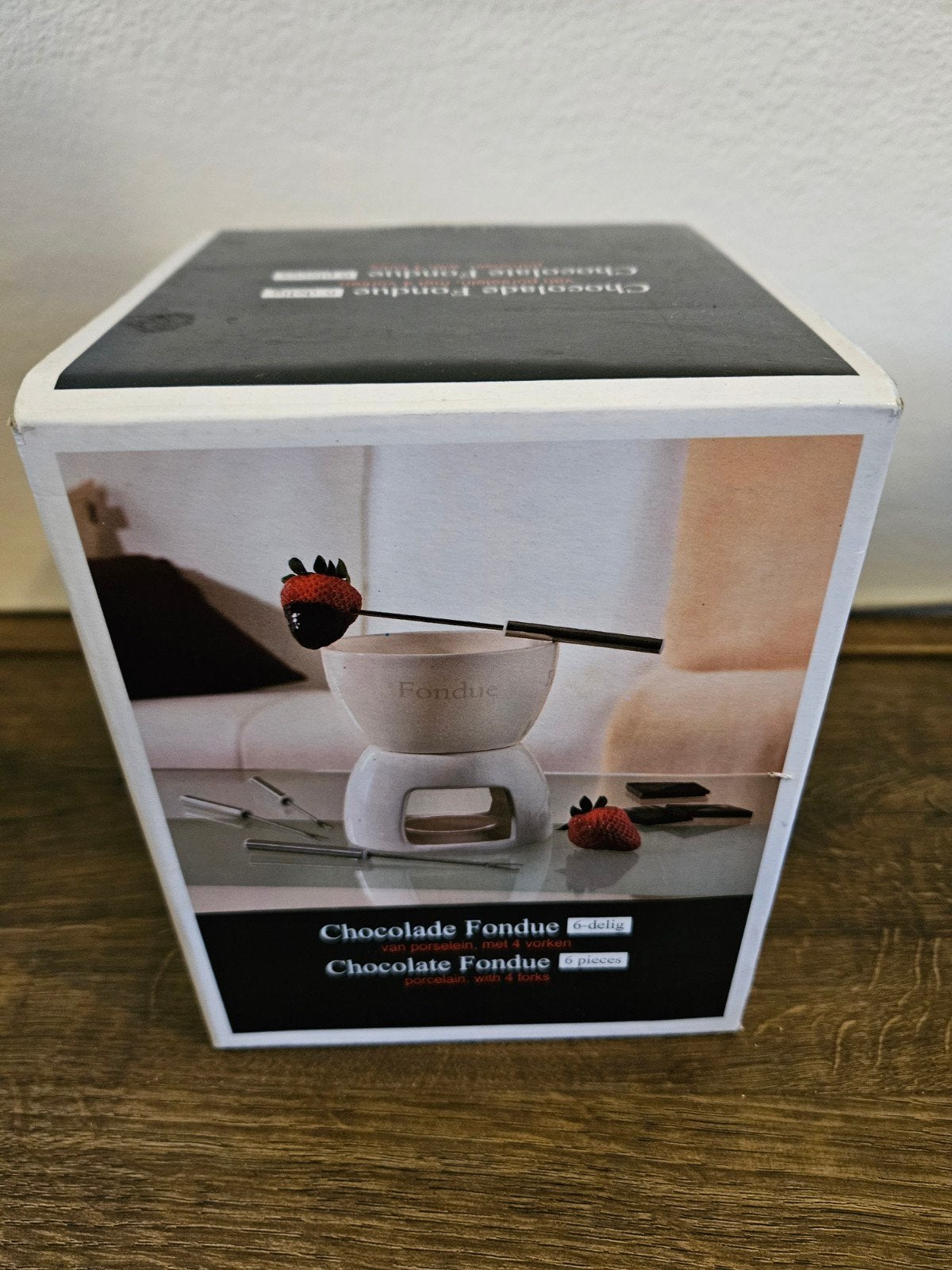 Chocolade Fondueset, Ophalen of Verzenden, Nieuw, Waxinelicht, Fondueset