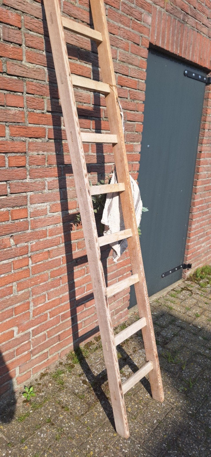 Houten ladder trap decoratie woonkamer huis, Ophalen, Gebruikt, 2 tot 4 meter