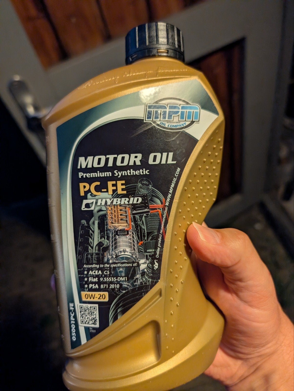 MPM Motorolie Premium Synthetic 0W-20 PC-FE Hybrid 1L, Auto-onderdelen, Motor en Toebehoren, Ophalen, Nieuw