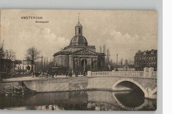 Amsterdam Muiderpoort  paardentram st 1907