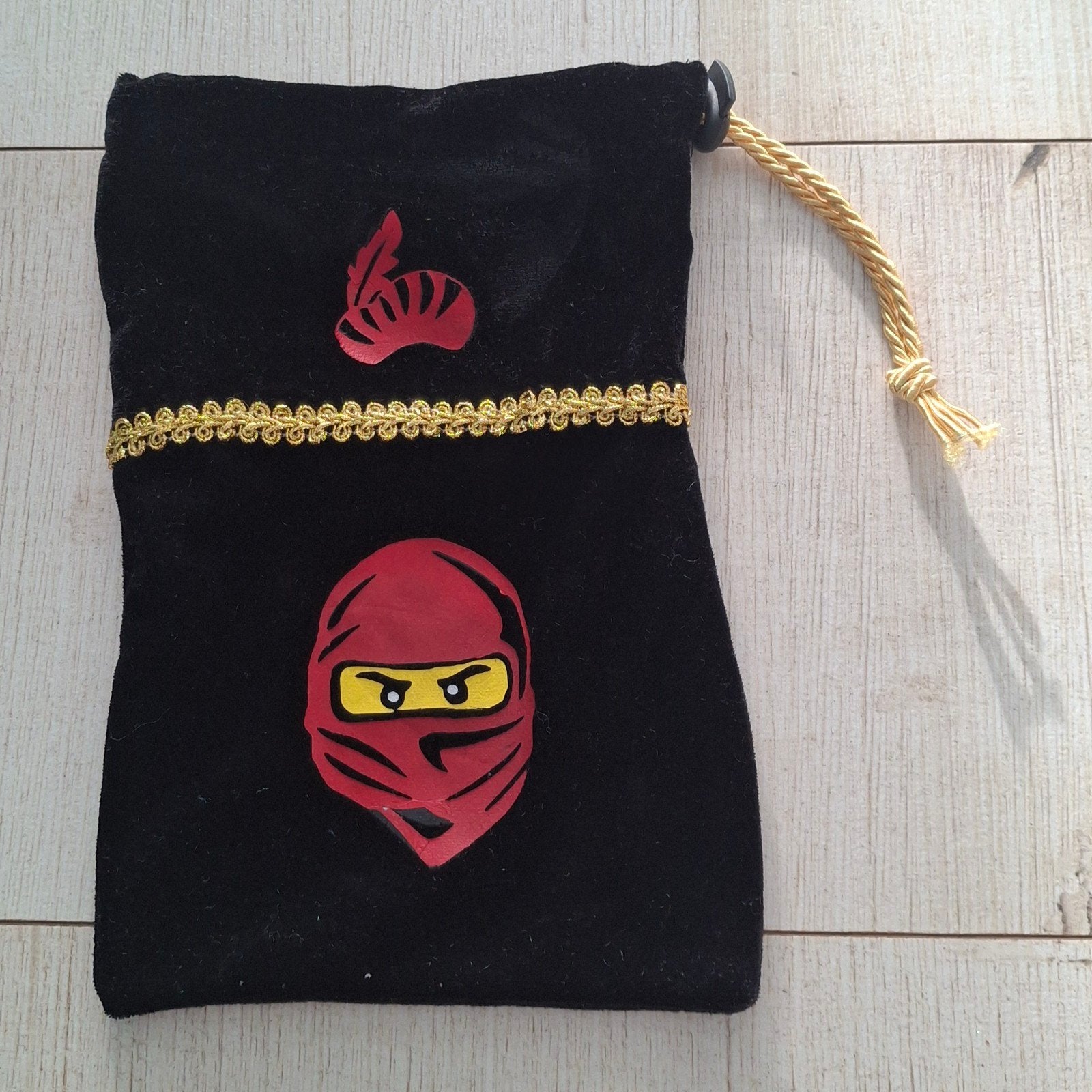 Ninjago pepernotenzakje zwart, Kinderen en Baby's, Carnavalskleding en Verkleedspullen, Ophalen of Verzenden, Nieuw, Jongen of Meisje