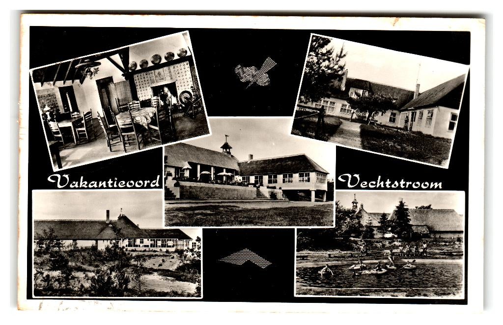 Oudleusen, Vakantieoord "De Vechtstroom", Verzamelen, Ansichtkaarten | Nederland, Verzenden, 1960 tot 1980, Gelopen, Overijssel