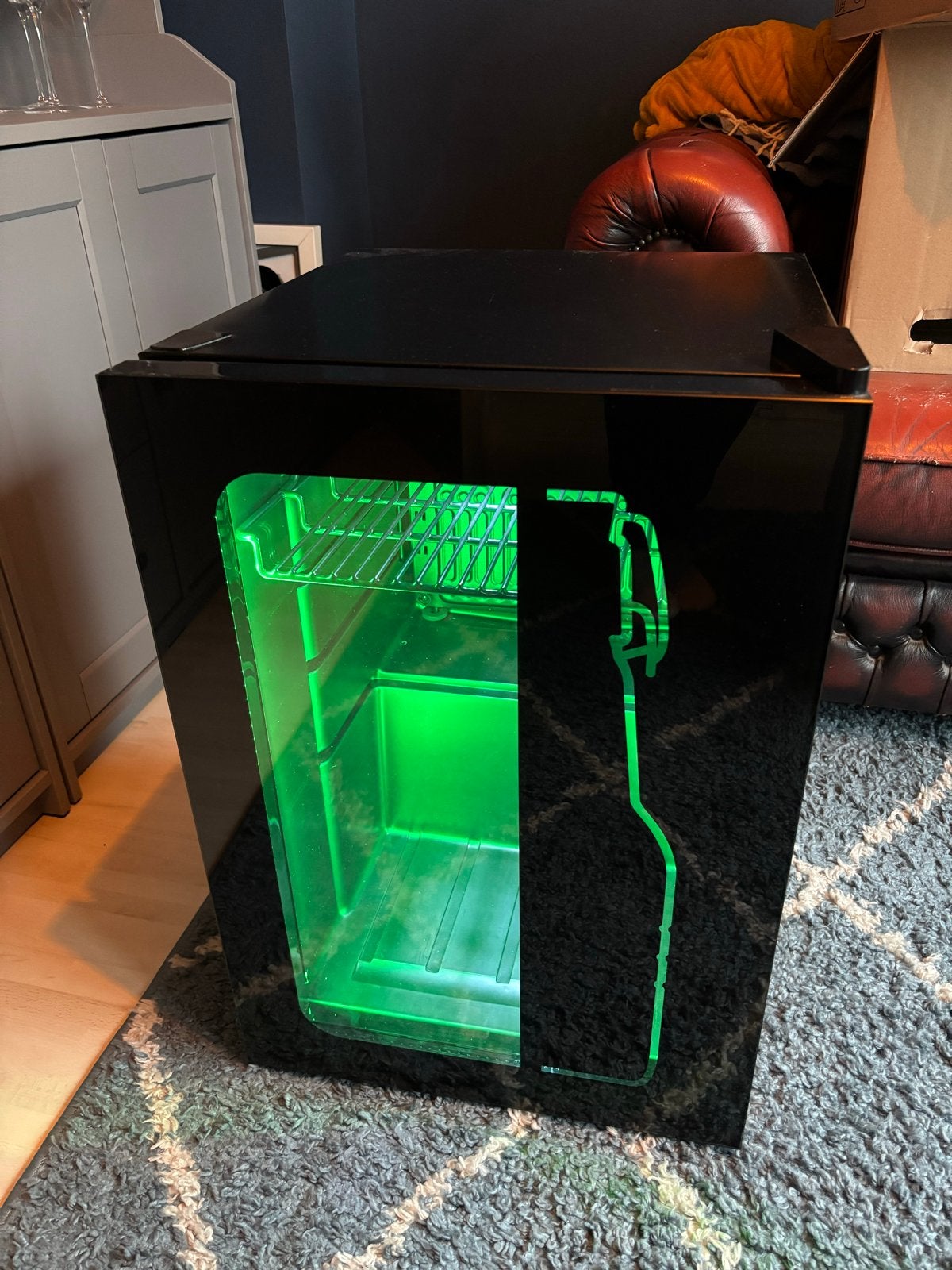 Grolsch mini koelkast met LED verlichting, Ophalen, Zonder vriesvak, Minder dan 45 cm, Minder dan 85 cm