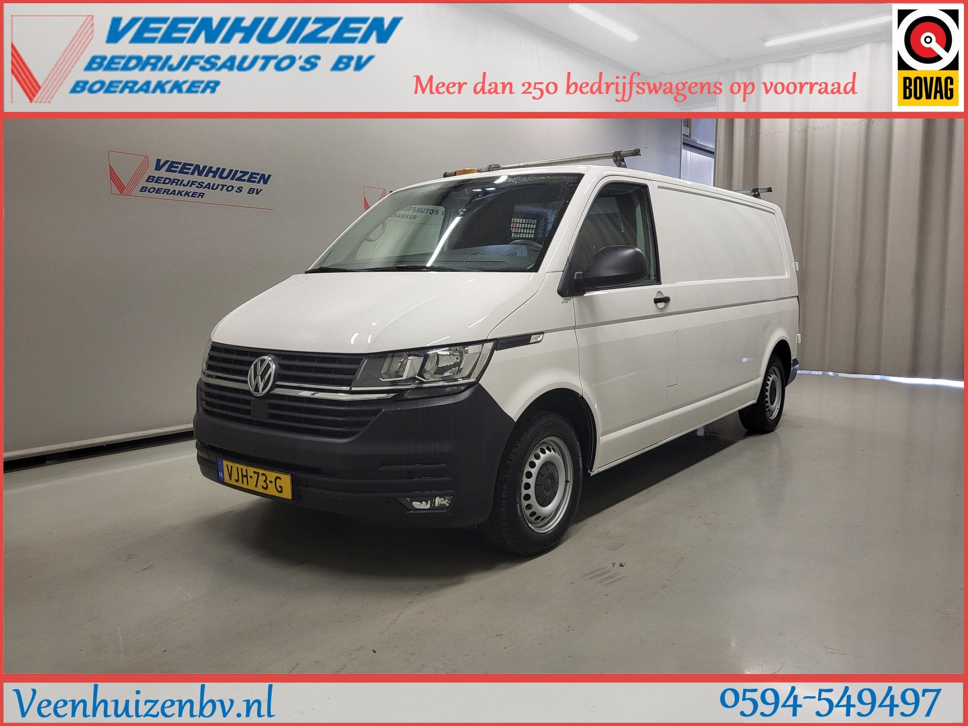 Volkswagen Transporter 2.0TDI 150pk L2/H1 4Motion Euro 6!, Auto's, Gebruikt, Euro 6, 4 cilinders, 150 pk