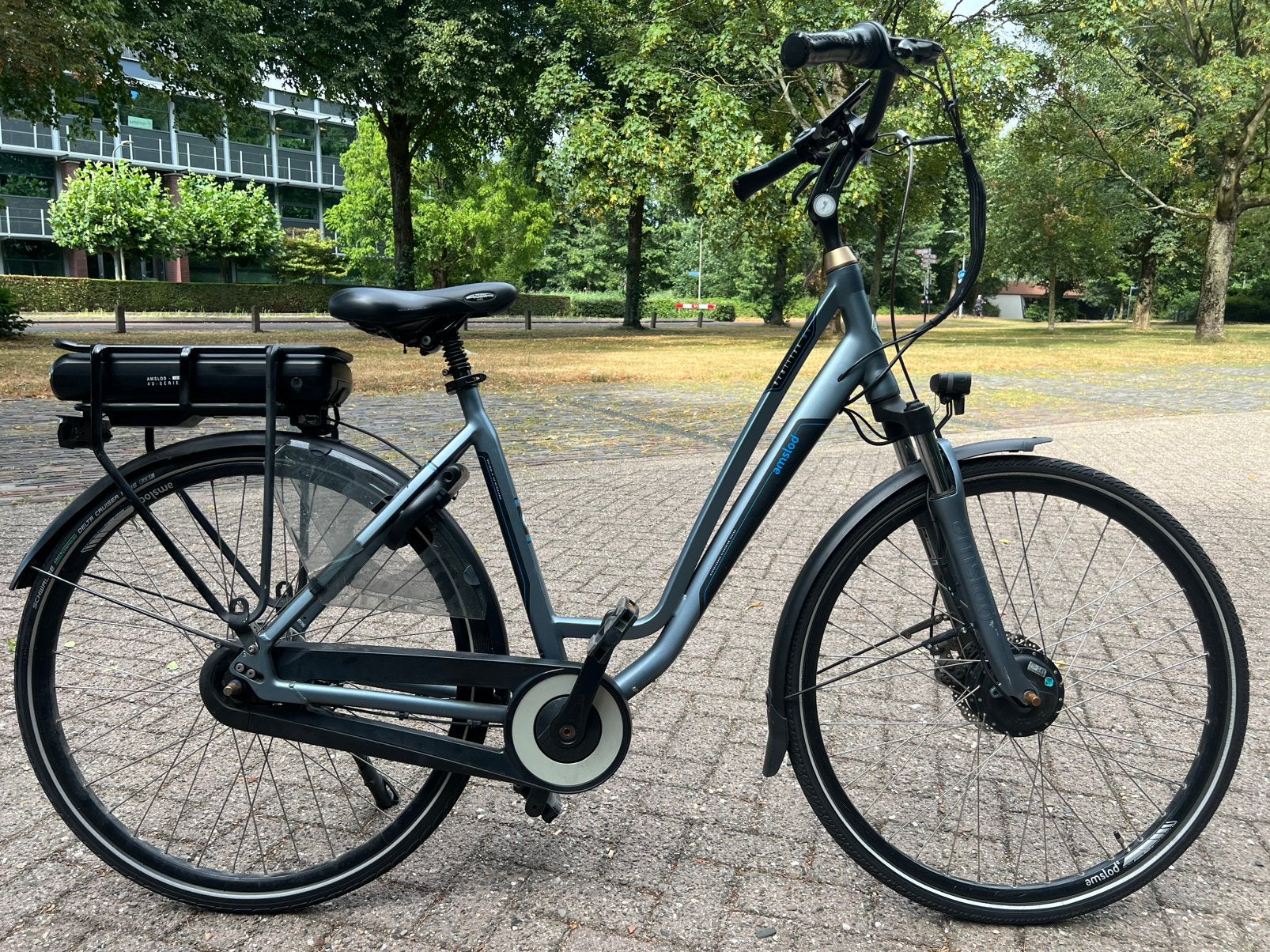 Amslod hamilton elektrische damesfiets, Ophalen of Verzenden, Zo goed als nieuw, Overige merken
