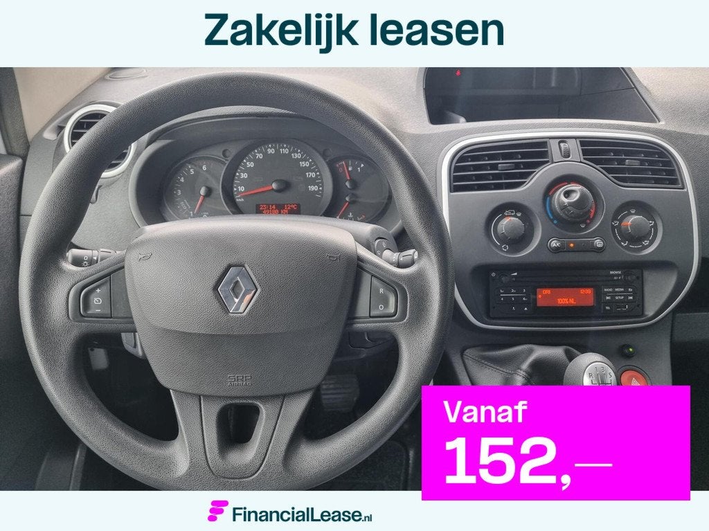 Renault Kangoo 1.2 TCe 115 PK Grijs kenteken benzine airco, Voorwielaandrijving, Gebruikt, Euro 6, 4 cilinders