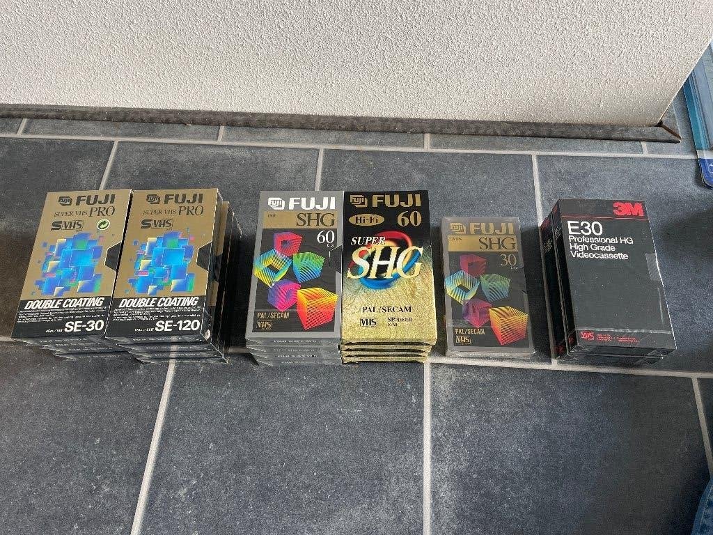 Videobanden Fujifilm en 3M, nieuw in verpakking, 20 stuks, Alle leeftijden, Ophalen of Verzenden, Nieuw in verpakking, Overige genres