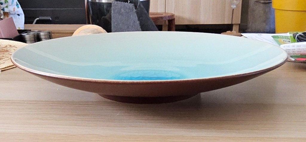Jars Céramistes France serveerschaal 33 cm, Ophalen, Overige stijlen, Glas, Schaal of Schalen