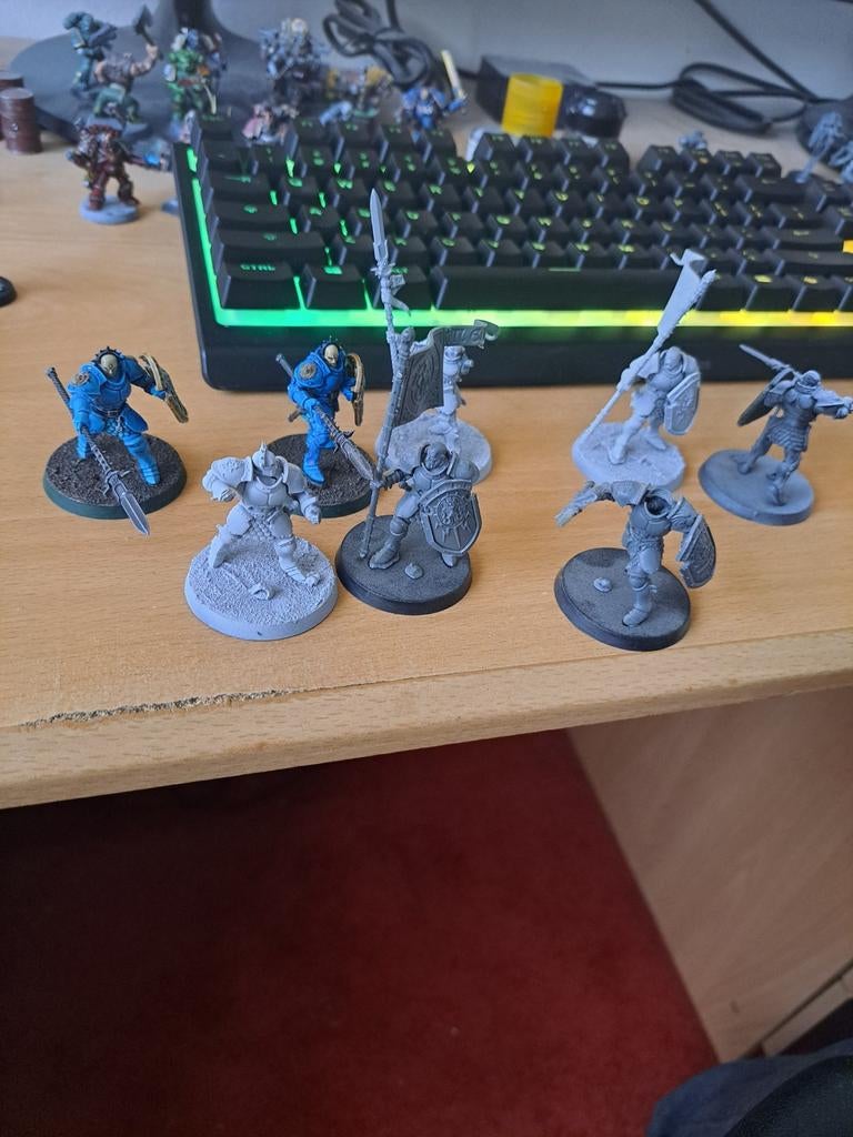 Warhammer AoS Stormcast Eternals Vindicators (deels geverfd), Hobby en Vrije tijd, Wargaming, Gebruikt, Figuurtje(s), Warhammer
