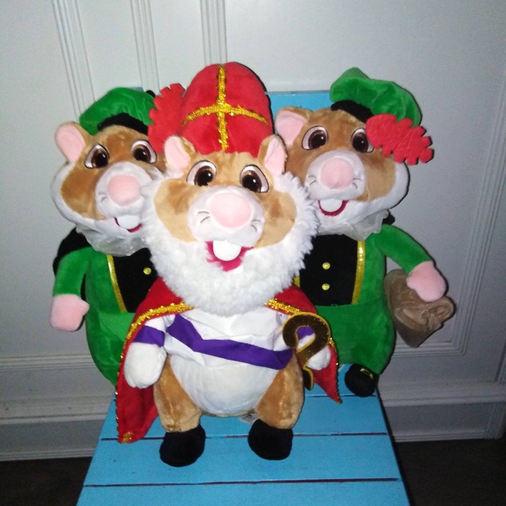 Sinterklaas en 2 zwarte piet hamsters Albert Heijn, Verzamelen, Albert Heijn, Ophalen