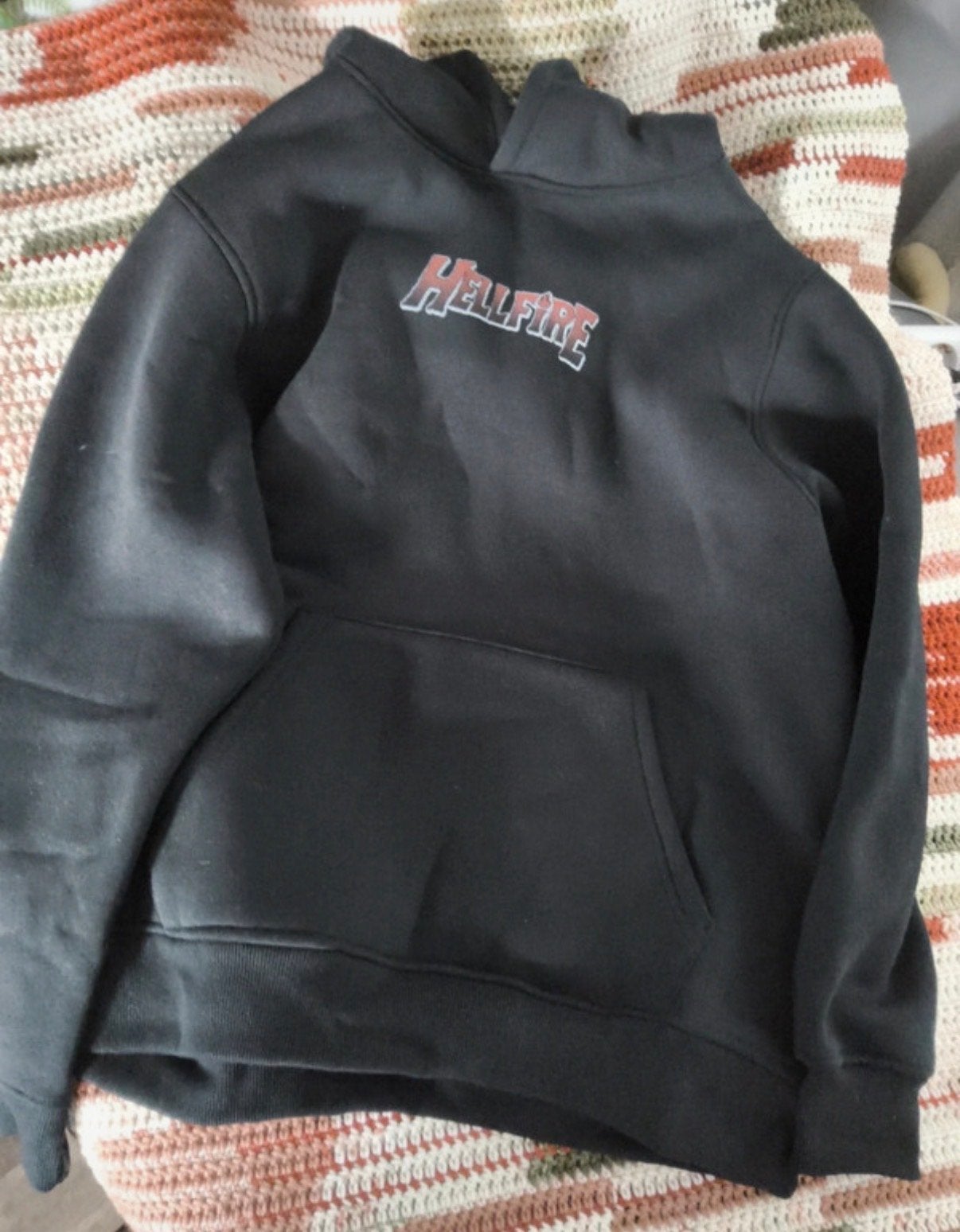 Stranger Things Hellfire Club Hoodie Zwart, Ophalen of Verzenden, Nieuw