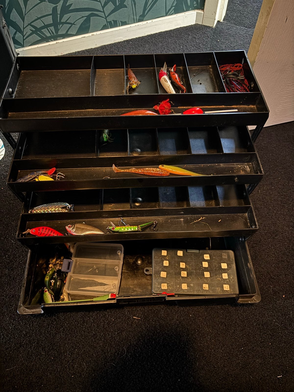 Complete Snoek Hengelset met Reel, Aasjes en Accessoires, Ophalen of Verzenden, Gebruikt, Complete hengel