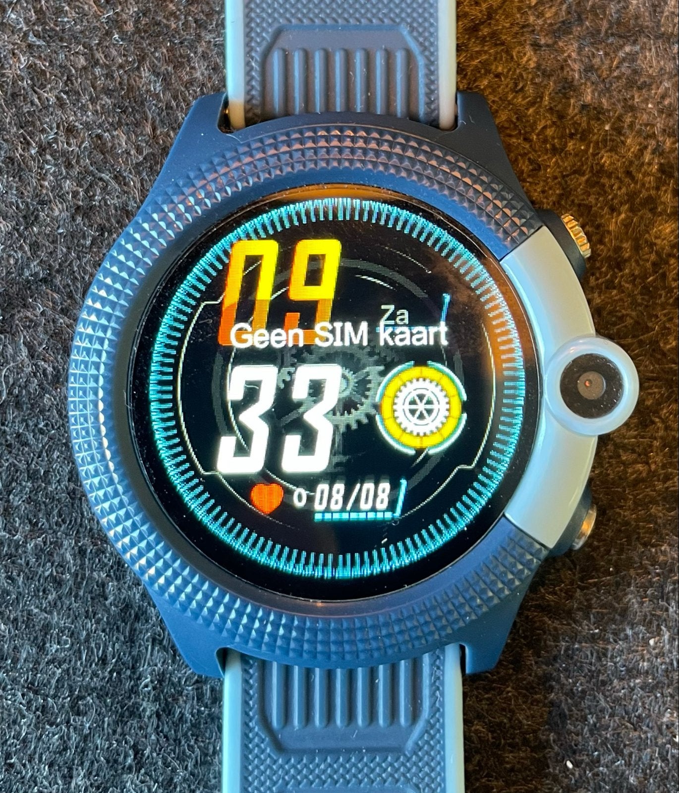 4G Kinder Smartwatch - Blauw met GPS en SOS-functie, Blauw, Ophalen of Verzenden, Zo goed als nieuw, GPS
