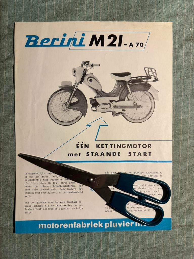 Flyer Berini M21 A71 Pluvier, Ophalen of Verzenden, Gebruikt, Motoren