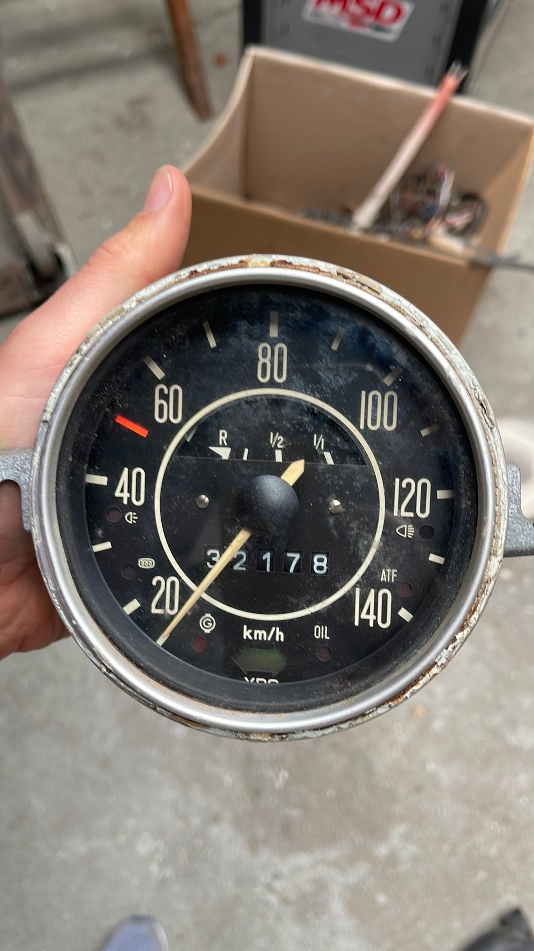 Klok kever 1970, Auto-onderdelen, Ophalen of Verzenden, Gebruikt, Oldtimer onderdelen