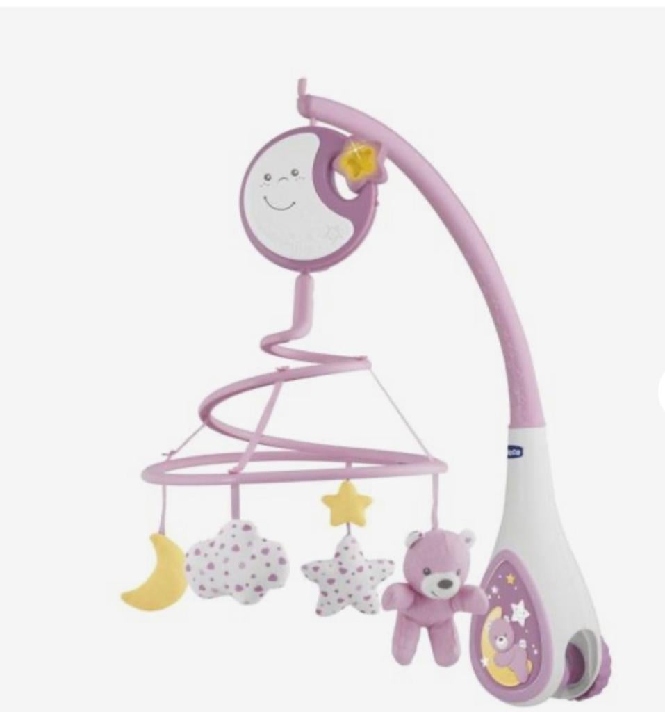 Chicco Next2Dreams Muziekmobiel - First Dreams - Roze, Kinderen en Baby's, Ophalen, Zo goed als nieuw, Mobiel