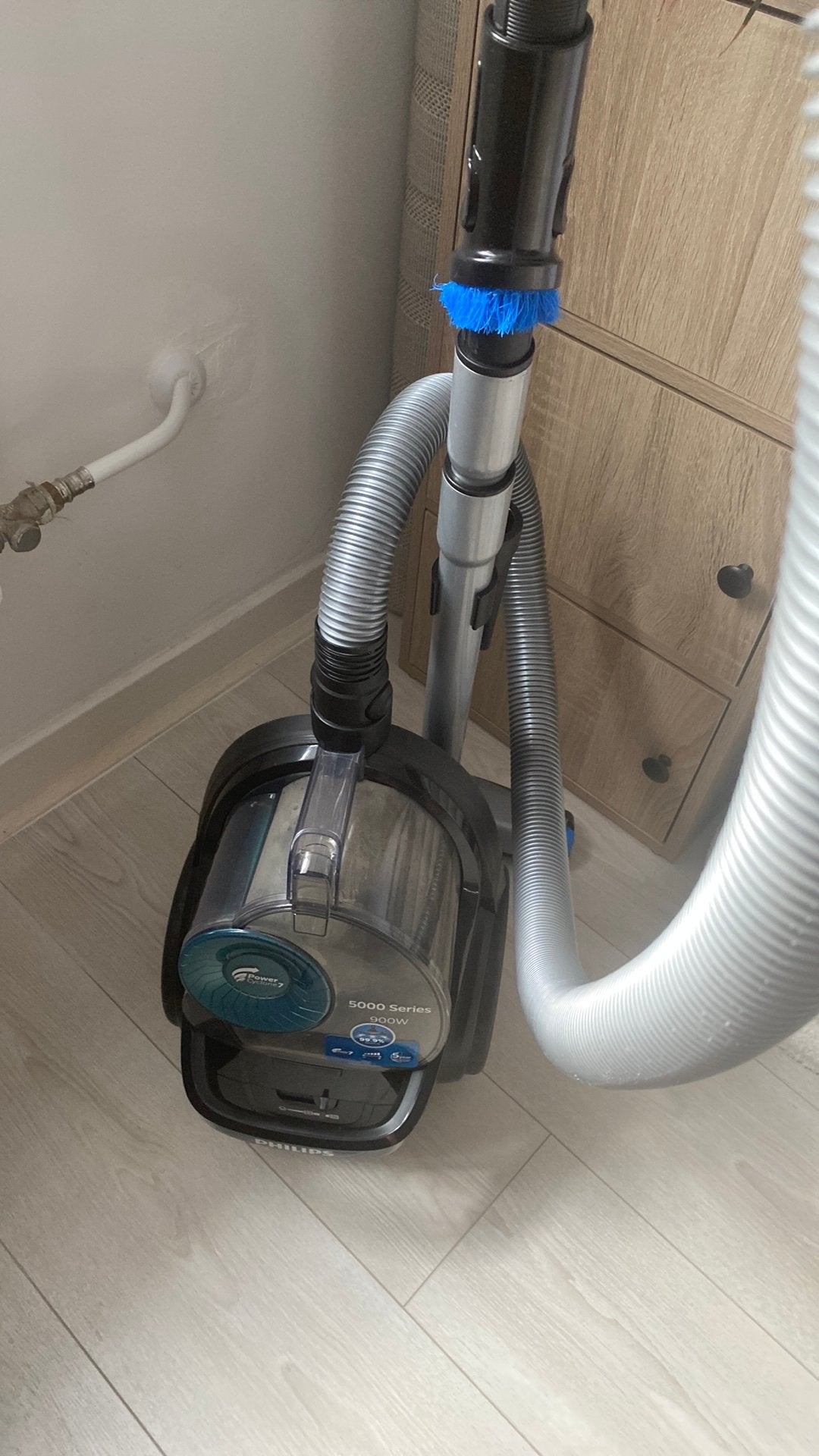 Philips 5000 series stofzuiger - Slechts 10x gebruikt!, Ophalen, Philips, Zo goed als nieuw, Sledestofzuiger