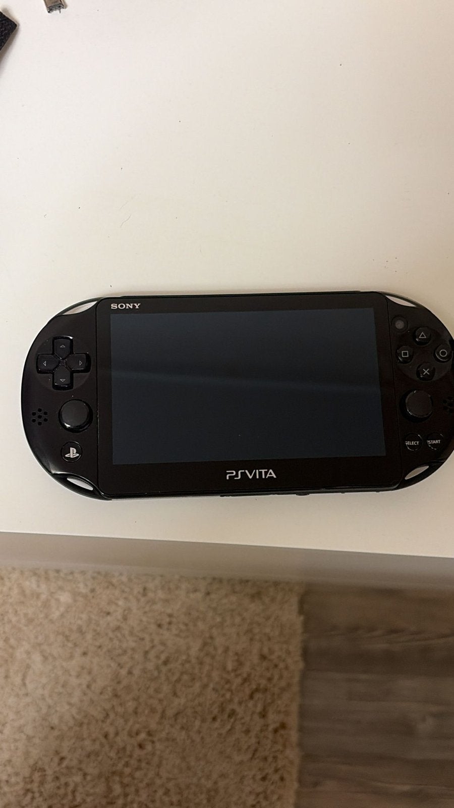 Sony PlayStation Vita met spel Final Fantasy X, Spelcomputers en Games, Ophalen of Verzenden, Zo goed als nieuw, Zwart, Met games