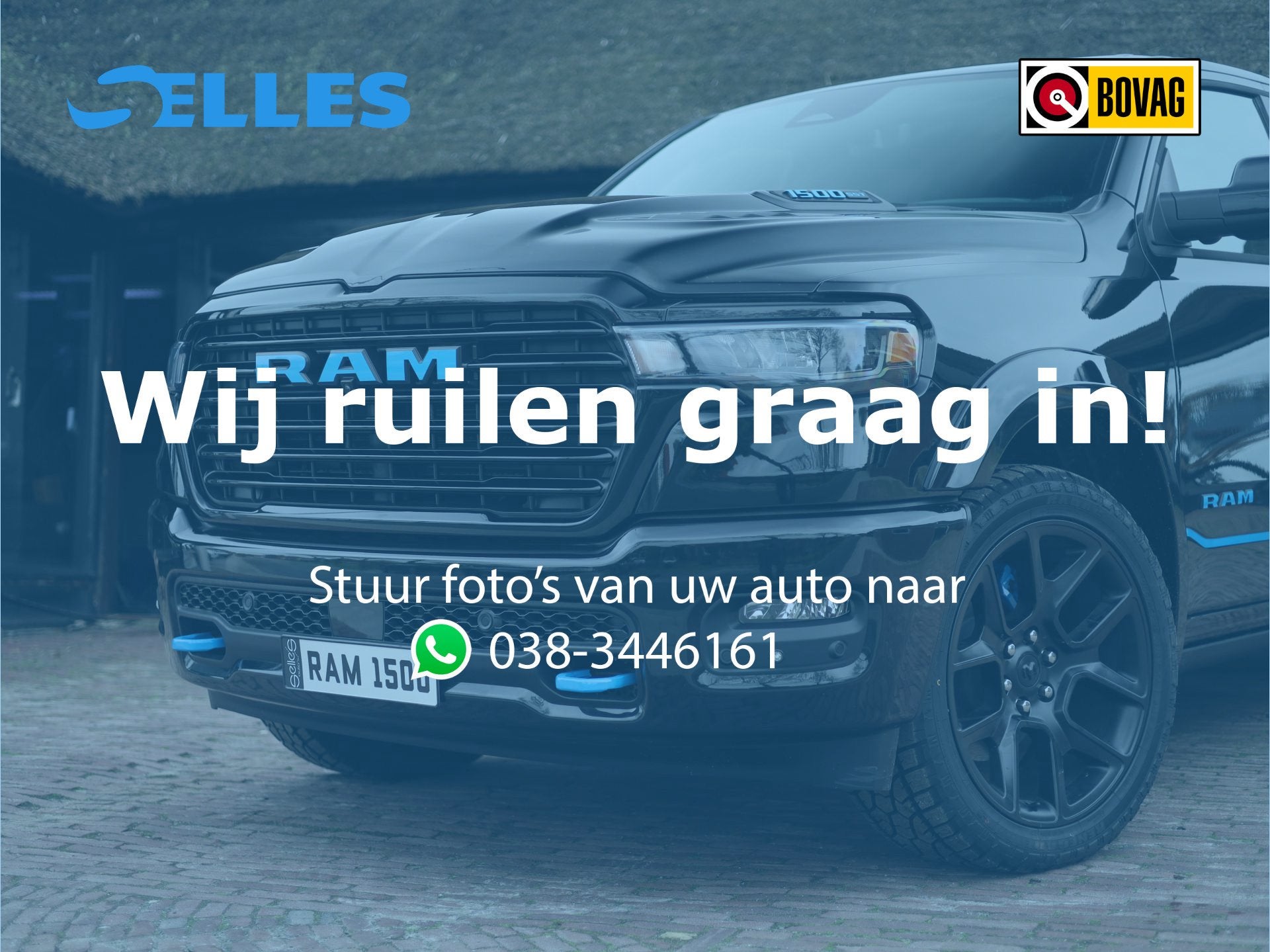 Dodge Ram 1500 2025 3.0L HURRICANE LARAMIE Night Premium | B, Auto's, Automaat, 2993 cc, Zwart, Bedrijf