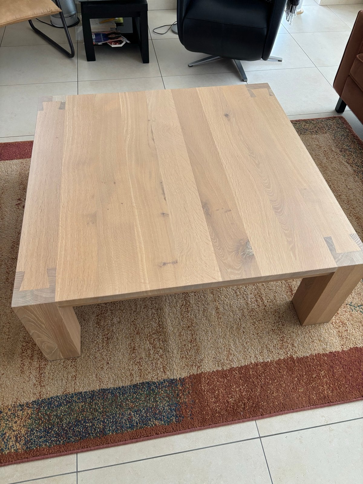 van Rossum eikenhouten salontafel - Zo goed als nieuw, Ophalen, 100 tot 150 cm, 50 tot 100 cm, Zo goed als nieuw
