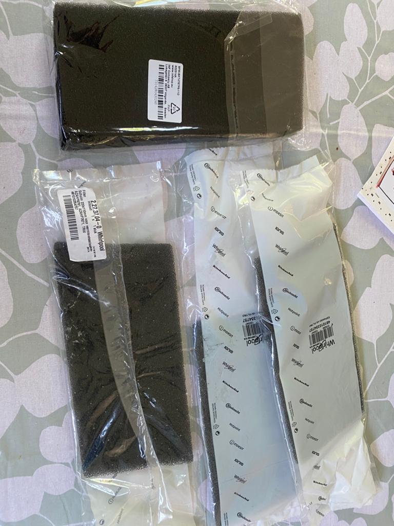 Whirlpool Filter Schuim voor warmtewisselaar - 481010354757, Ophalen of Verzenden, Nieuw