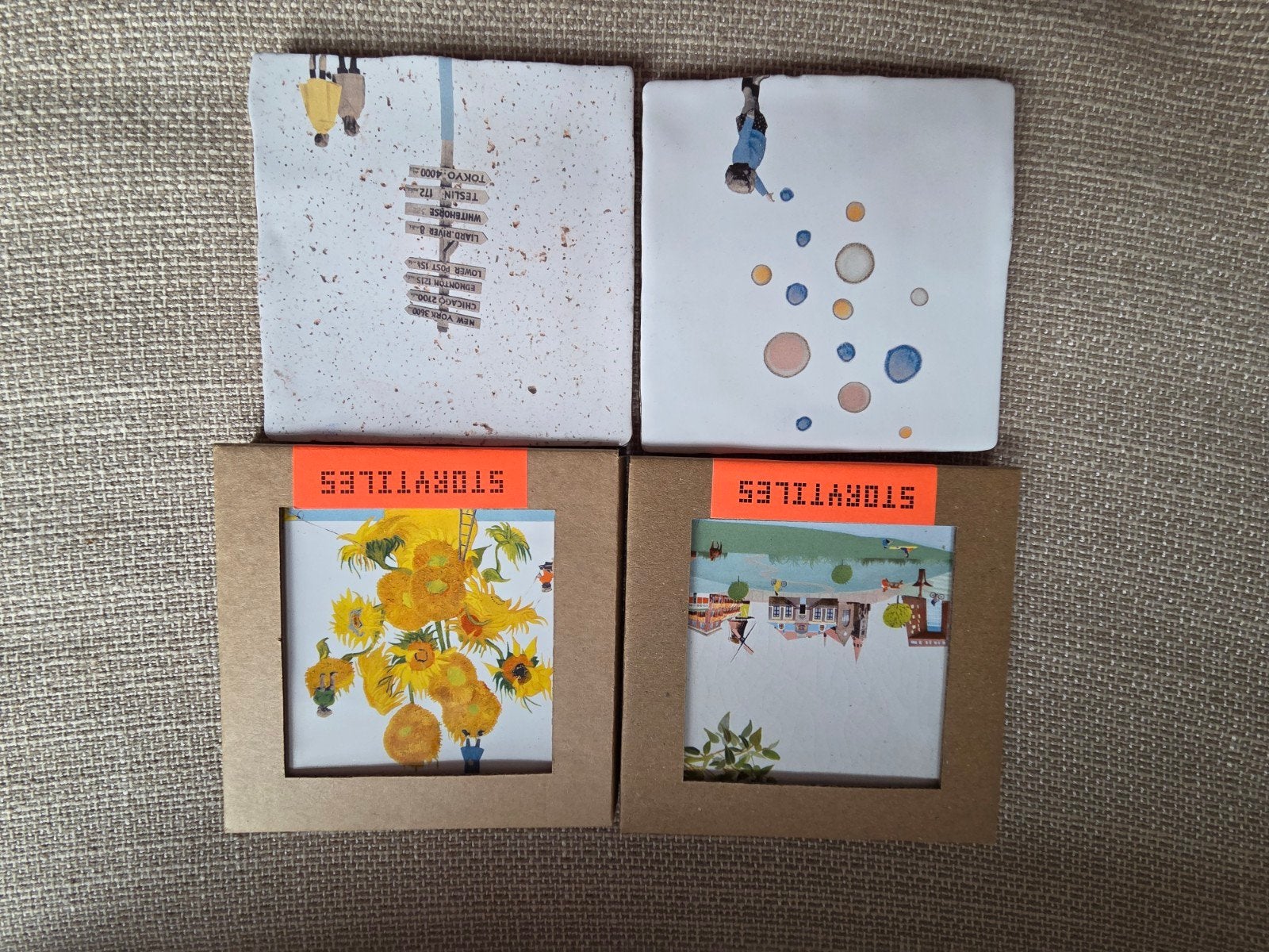 Set 4x Storytiles tegels - Nieuw in doos, Meerkleurig, Nieuw, Ophalen of Verzenden, Modern