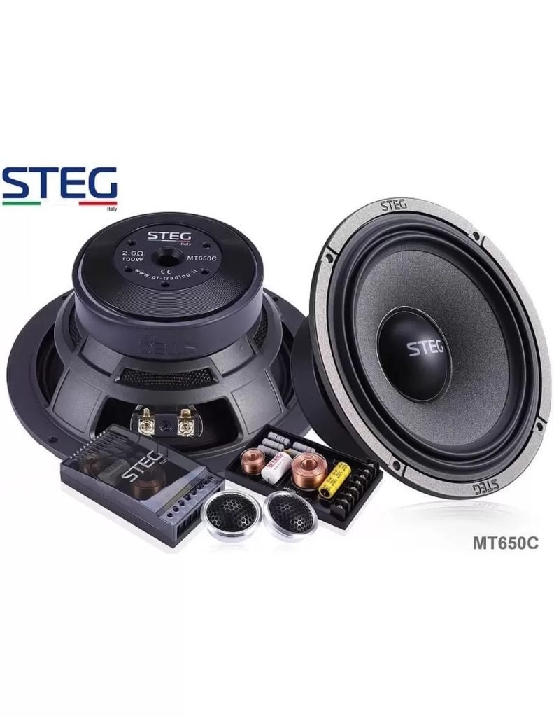 Steg MT650C componenten systeem 16.5cm NIEUW, Auto diversen, Autospeakers, Ophalen of Verzenden, Nieuw
